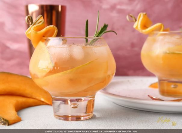 Cocktail Gin Alsace et la Liqueur de Melon