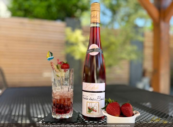 Cocktail Fraise Sauvage & Gingembre